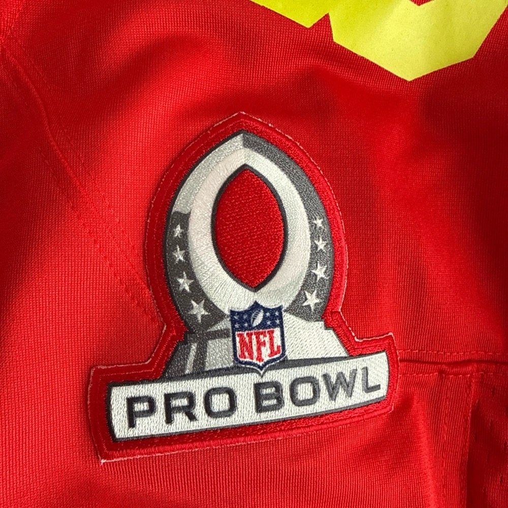 Men’s Nike Amari Cooper #89 Raiders 2017 Pro Bowl AFC Jersey Sz 2XL Red RARE - Picture 5 of 6